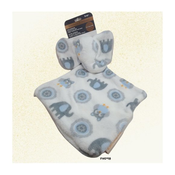 Blankets & Beyond Toys Blankets Beyond Grey And White Elephant Owls